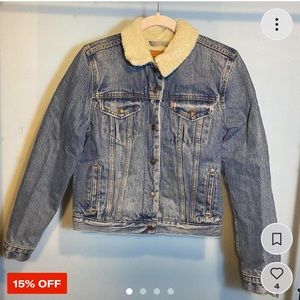 Levi’s Sherpa-lined Denim Jacket